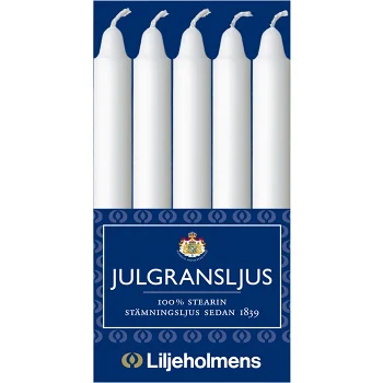 Julgransljus Vit 20-p Liljeholmens.