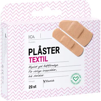 Plåster Textil 20-p ICA.
