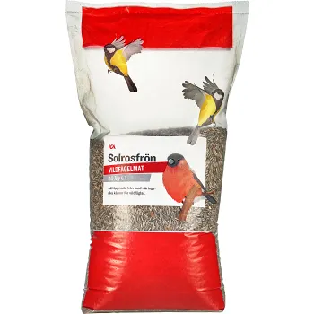 Vildfågelmat Solrosfrön 10kg ICA.