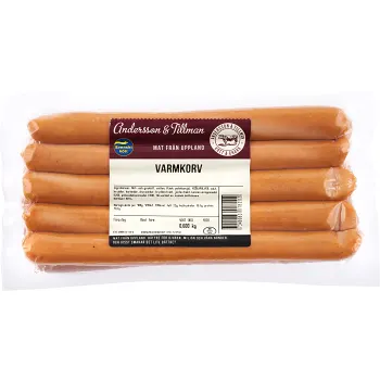 Varmkorv 600g Andersson &amp; Tillman.
