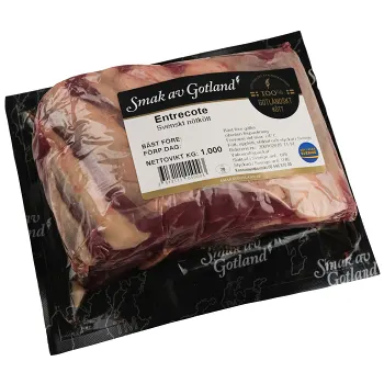 Entrecôte Färsk i bit ca 1kg Smak av Gotland.