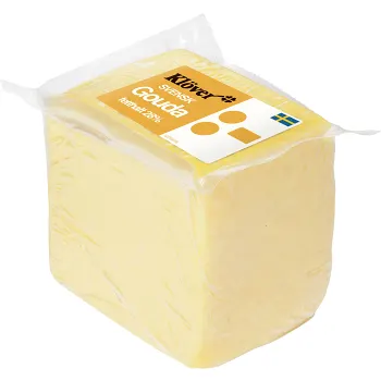 Gouda 28% ca 1,2kg Klöver.