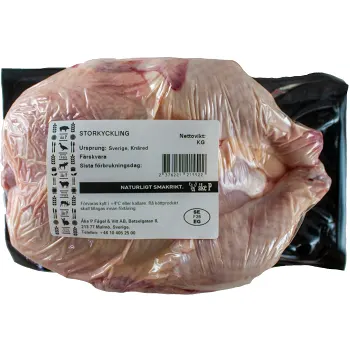 Storkyckling Färsk Svensk ca 1,3kg Åke P Fågel &amp; Vilt.
