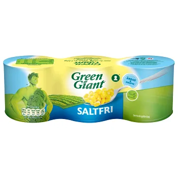Saltfri Majs 160g 3-p Green Giant.