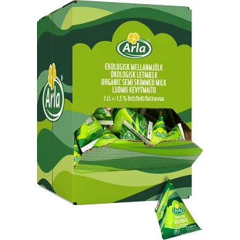 Kaffemjölk 1,5% 2cl 100-p KRAV Arla®.