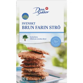 Brun Farin Strö 500g Dansukker.