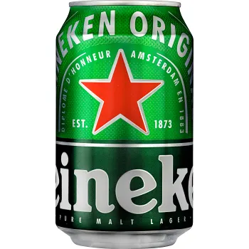 Öl Lager 3,5% 33cl Heineken.