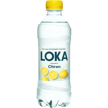Vatten Kolsyrad Citron 33cl Flaska Loka.