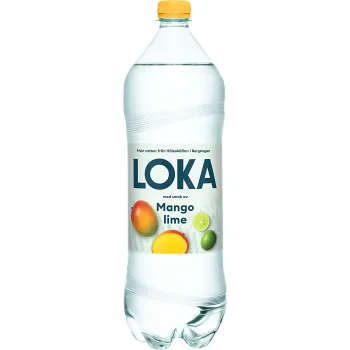 Vatten Kolsyrat Mango Lime 1,5l Loka.