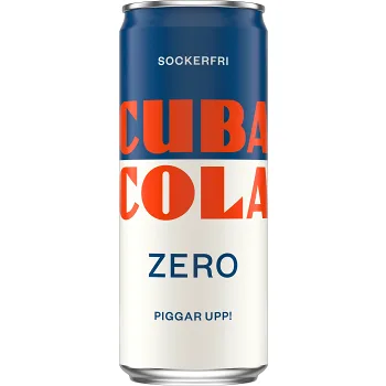 Läsk Zero 33cl Cuba Cola.