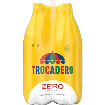 Läsk Zero 4x150cl Trocadero.
