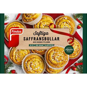 Saffransbulle 350g Fryst 350g Findus.