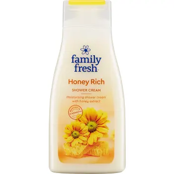 Duschtvål Honey rich 500ml Family Fresh.