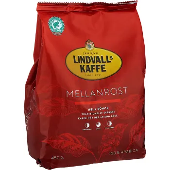 Kaffebönor Mellanrost 450g Linsvalls.