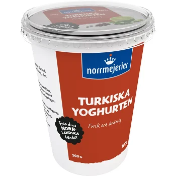 Turkisk yoghurt 10% 500g Norrmejerier.