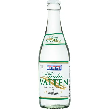 Vatten Engelskt Sodavatten 330g Three Hearts.