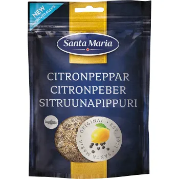 Krydda Citronpeppar påse 70g Santa Maria.