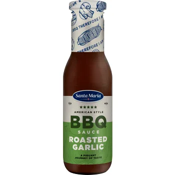 BBQ Sauce Roasted Garlic 335g Santa Maria.