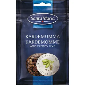Krydda Kardemumma Kärnor påse 21g Santa Maria.