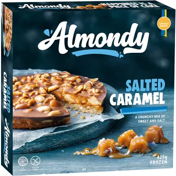 Salted caramel 420g Almondy.