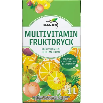 Multivitamindryck 1l Kalas.