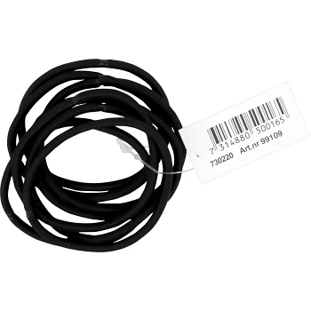 Hårsnodd Stor Svart 8-p Pictura.