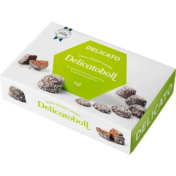 Delicatoboll utan tillsatt socker 6-p 240g Delicato.