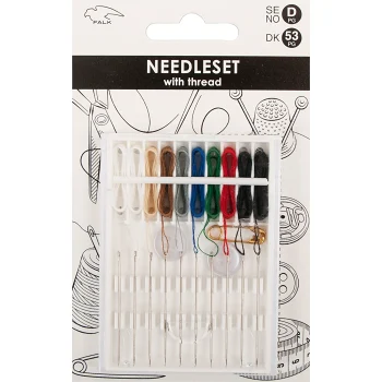 Nålset med tråd Falk.