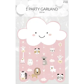 Girlang Baby rosa moln Pictura.