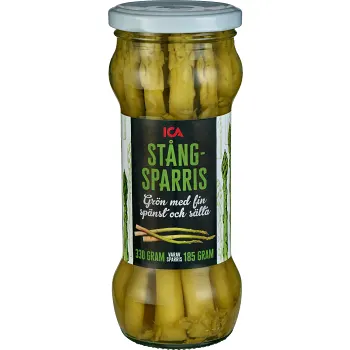 Stångsparris Grön 330g ICA.