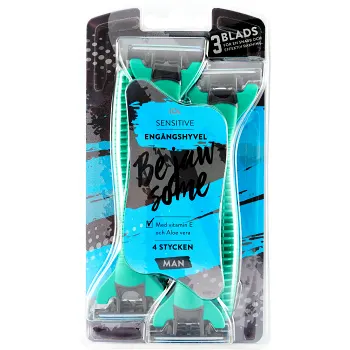 Sensitive for men Engångsrakhyvel Herr 4-p ICA.