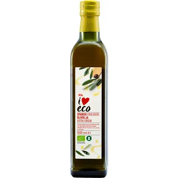 Olivolja Spansk Ekologisk Extra Virgin 500ml ICA I love eco.