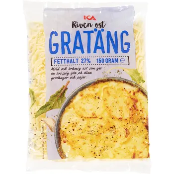 Gratängost Riven 150g ICA.