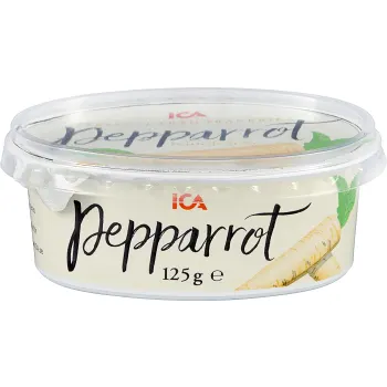 Färskost Pepparrot 125g ICA.