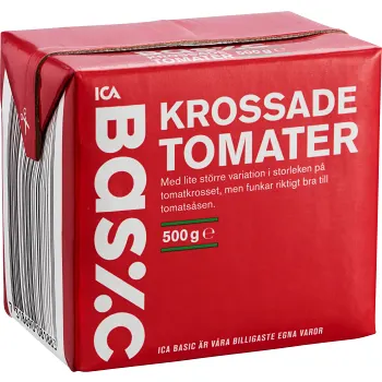Krossade Tomater 500g ICA Basic.