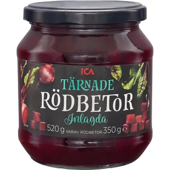 Tärnade Rödbetor 560g ICA.