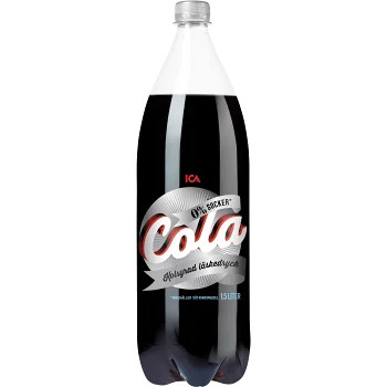 Läsk Cola Zero Sockerfri 150cl ICA.