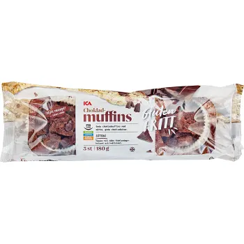 Chokladmuffins G-fri 180g ICA.