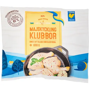 Majskycklingklubba mörad Fryst 1kg ICA.
