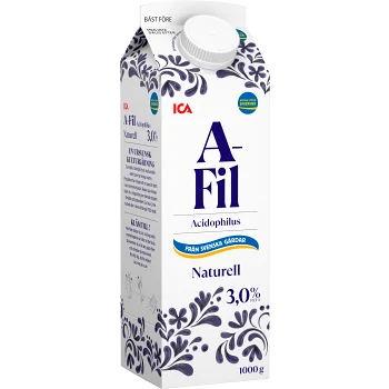 A-fil Naturell 3% 1000g ICA.