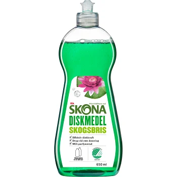 Handdiskmedel Skogsbris 650ml Miljömärkt ICA Skona.