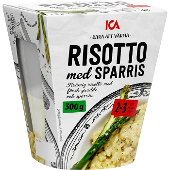 Färdigmat Risotto med Sparris 300g ICA.