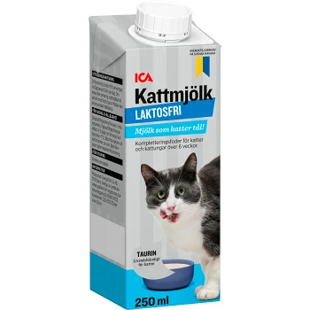 Kattmjölk Laktosfri 250ml ICA.