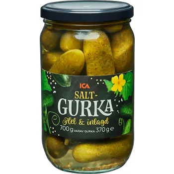 Saltgurka Hel Inlagd 680g ICA.