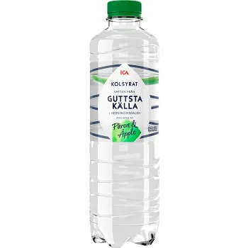 Vatten Kolsyrat Päron Äpple 50cl ICA.