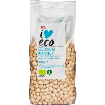 Kikärtor Torra Ekologiska 500g ICA.