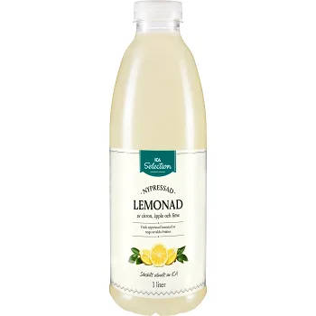 Lemonad Nypressad Citron Äpple Lime 1l ICA Selection.