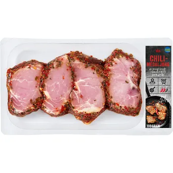 Chilimedaljong 300g ICA.