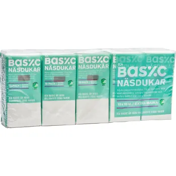 Näsduk 10-p ICA Basic.