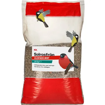 Vildfågelmat Solrosfrö 18kg ICA.